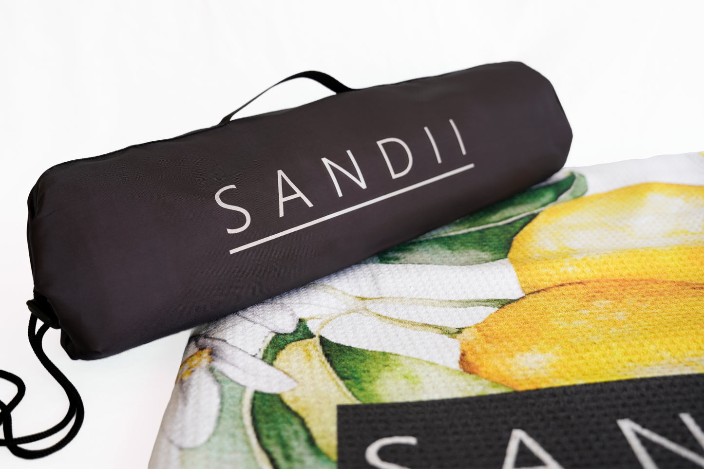 Lemons Double Sized Beach Towel