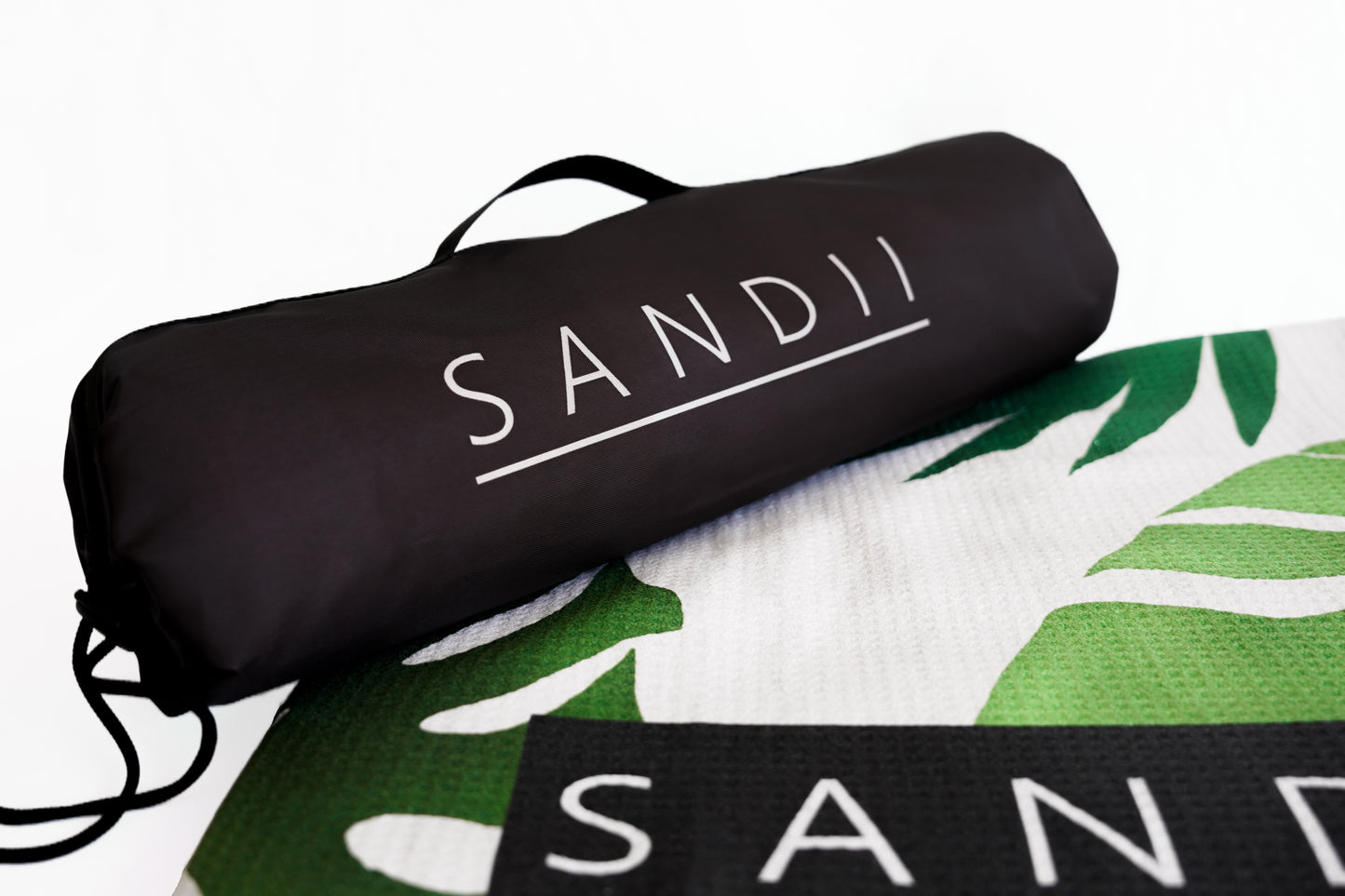 Green Leaf Double Sized Beach Towel